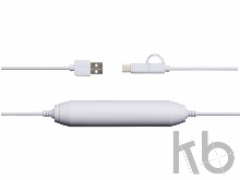 Портативное зарядное устройство, 2000 mAh/кабель 3 в 1