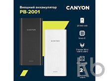Внешний аккумулятор «PB-2001», 20000 mAh
