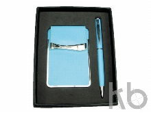Подарочный набор: визитница, ручка шариковая