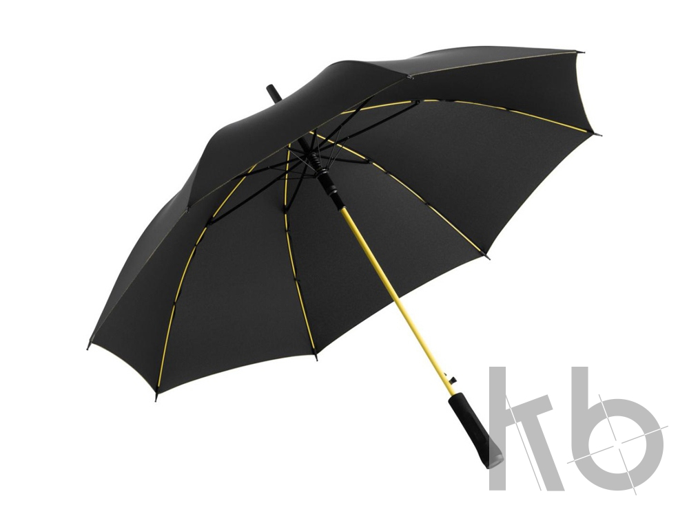 Зонт-трость «Colorline» с цветными спицами и куполом из переработанного пластика