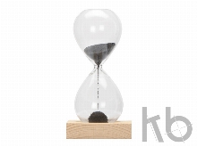 Песочные магнитные часы на деревянной подставке «Infinity»