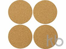 Набор костеров из пробки в хлопковом мешке «Bali»