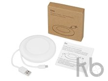 Беспроводное зарядное устройство «Disc» со встроенным кабелем 2 в 1