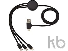 Зарядный кабель 5-в-1 «Gleam» с подсветкой 