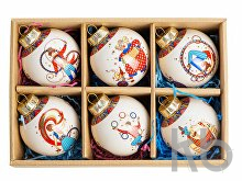 Набор новогодних шаров «Рождественские сказания»