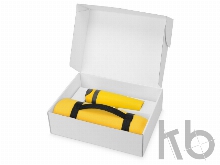 Подарочный набор Cozy с пледом и термокружкой