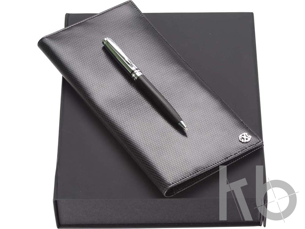 Набор: трэвел-портмоне, ручка шариковая