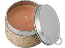 Tin with scented candle