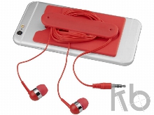 Набор: наушники, бумажник для телефона