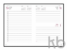 Ежедневник А5 датированный «Бумвинил» на 2021 год