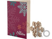 Christmas card, snowflake