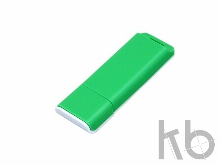 USB 2.0- флешка на 32 Гб с оригинальным двухцветным корпусом