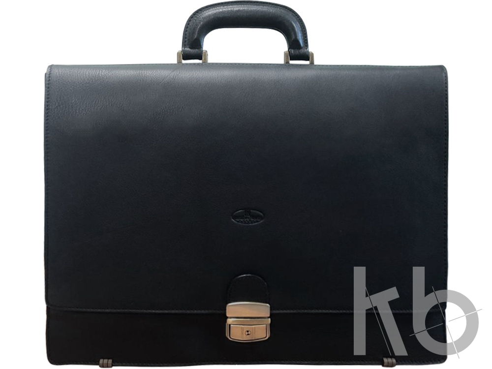 Портфель кожаный LeatherNorth, черный