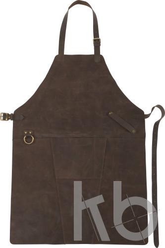 Split leather apron