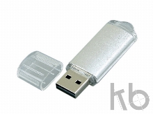 USB 2.0- флешка на 32 Гб с прозрачным колпачком