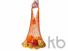 Авоська «Dream» из натурального хлопка с кожаными ручками, 15 л