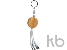 Кабель-брелок micro USB, USB-C и Lightning