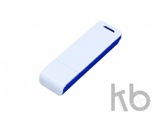 USB 2.0- флешка на 64 Гб с оригинальным двухцветным корпусом