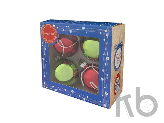 Набор ёлочных шаров «Узоры»