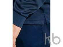 Рубашка поло со светоотражающими полосами «Vega» с длинным рукавом, мужская