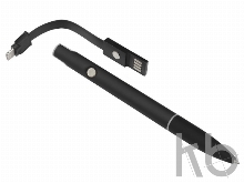 Ручка металлическая шариковая «Connect» с кабелем USB 2 в 1