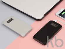 Портативное зарядное устройство «Quickr» с функцией быстрой зарядки, 10000 mAh