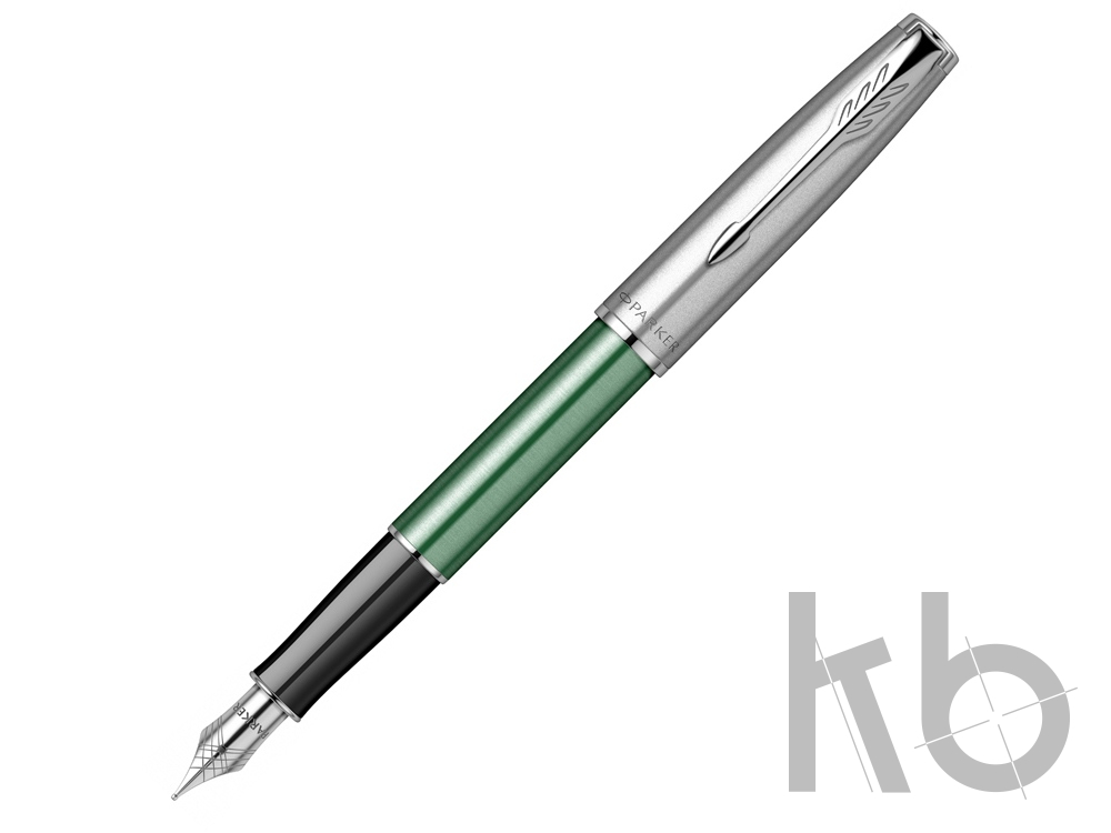 Ручка перьевая Parker «Sonnet Essentials Green SB Steel CT»