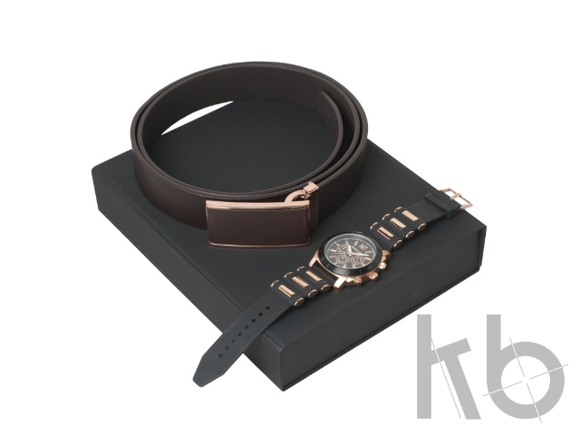 Подарочный набор Seal: ремень, хронограф