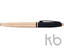 Ручка-роллер «Calais Brushed Rose Gold Plate and Black Lacquer»