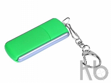 USB 2.0- флешка промо на 64 Гб с прямоугольной формы с выдвижным механизмом