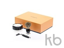 Бритвенный набор: станок MACH3, помазок, крем для бритья Mandorla