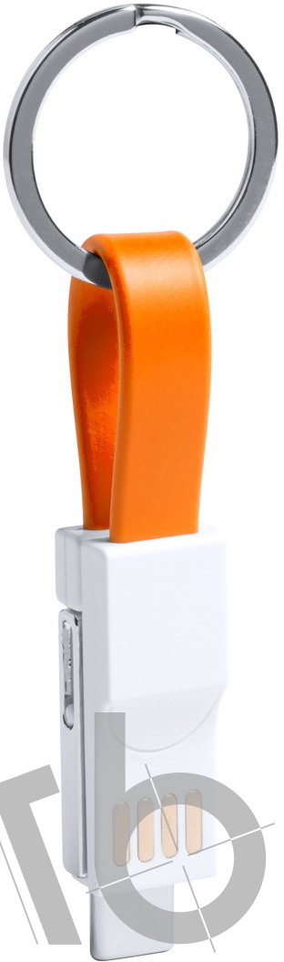 Кабель-брелок micro USB, USB-C и Lightning