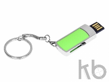 USB 2.0- флешка на 64 Гб с выдвижным механизмом и мини чипом