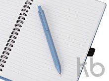 Блокнот А5 «Toledo M» с обложкой из пшеницы и пластика и шариковой ручкой