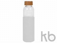 Стеклянная бутылка для воды в силиконовом чехле «Refine»