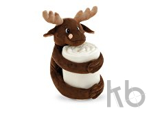 MOOSE. Плед с мягкой игрушкой
