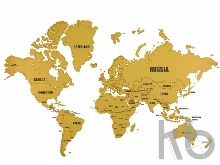 Скретч-карта мира «Wanderlust»