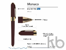 Ручка пластиковая шариковая «Monaco»