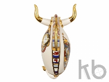 Скульптура «Бык- символ года» с часами