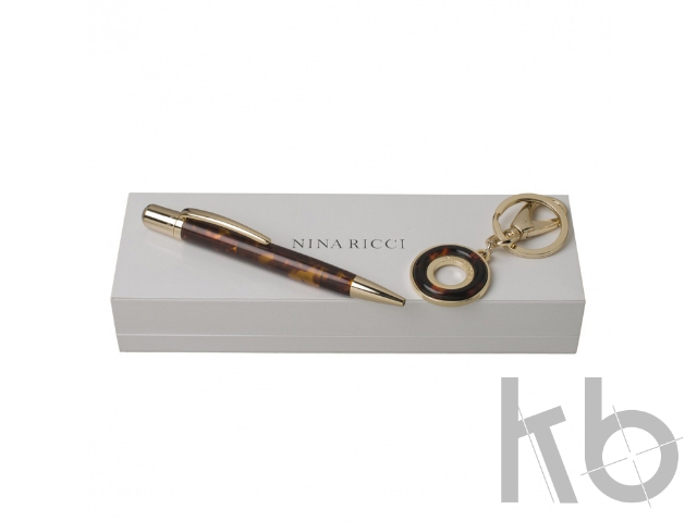 Подарочный набор Adage Tortoise: брелок, ручка шариковая