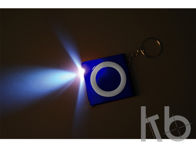 Брелок-рулетка с фонариком «Книга», 1м