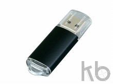 USB 2.0- флешка на 4 Гб с прозрачным колпачком
