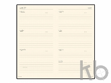 Еженедельник недатированный А6 «City»