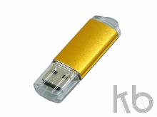 USB 2.0- флешка на 8 Гб с прозрачным колпачком