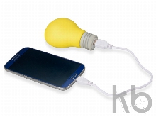 Портативное зарядное устройство «Lamp», 2600 mAh