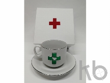 Чайная пара фарфоровая «Фармацевт»