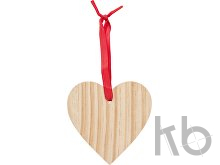 Wooden Christmas ornament Heart