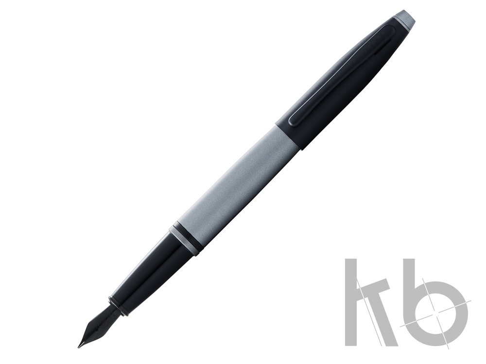 Ручка перьевая «Calais Matte Gray and Black Lacquer», перо M