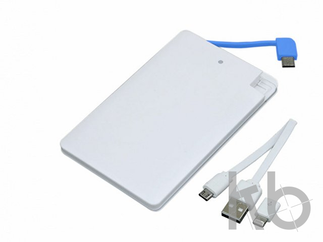 Внешний аккумулятор  в форме карты «Trunk», 2500 mAh