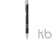 Ручка металлическая шариковая «Moneta» с цветной кнопкой